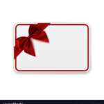 White Blank Gift Card Template Regarding Present Card Template