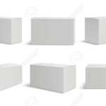 White Boxes Templates. Blank Medical Box 3D Isolated Paper Packaging Throughout Blank Packaging Templates