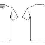 White T Shirt. Good Way To Test Your Logo And T Shirt Design For Blank Tshirt Template Pdf