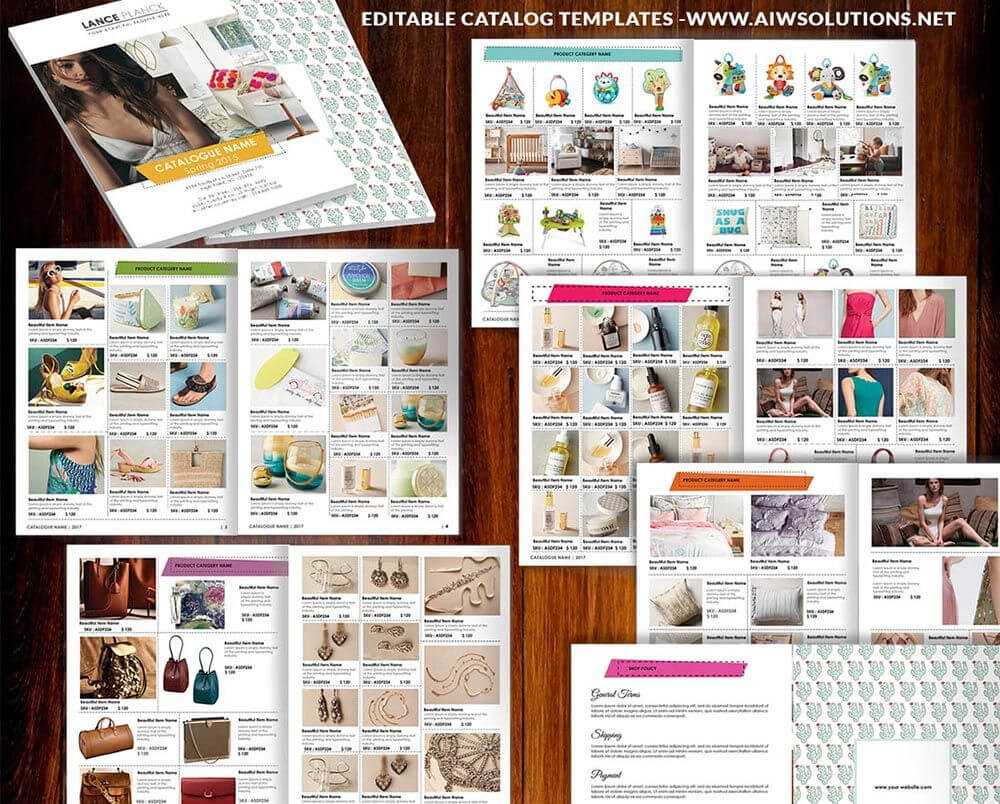 Wholesale Catalog Template Id06 | Catalog | Product Catalog Within Word Catalogue Template