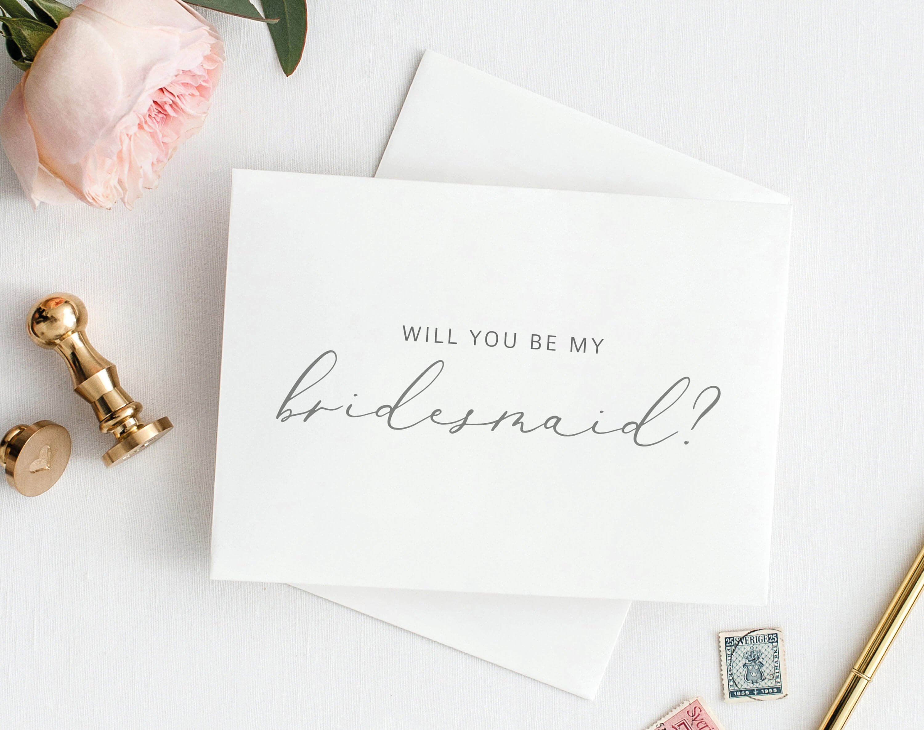 Will You Be My Bridesmaid Card, Printable Bridesmaid Card Within Will You Be My Bridesmaid Card Template