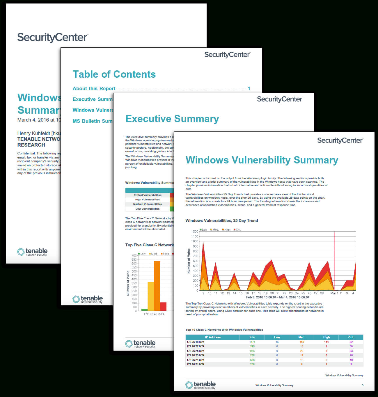 Windows Vulnerability Summary Report – Sc Report Template With Nessus Report Templates