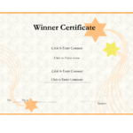 Winner Certificate Template Helloalive Winner Certificate Regarding Winner Certificate Template