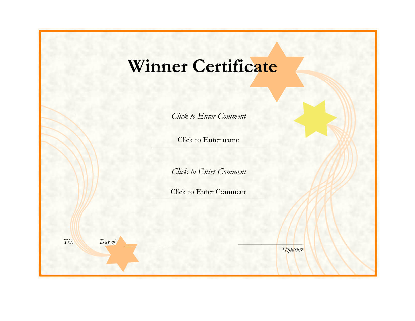 Winner Certificate Template Helloalive Winner Certificate Regarding Winner Certificate Template