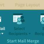 Word 2010: Creating A Mail Merge For How To Create A Mail Merge Template In Word 2010