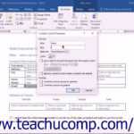 Word 2016 Tutorial Creating A Form Microsoft Training In How To Insert Template In Word