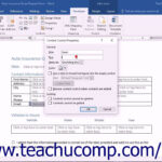 Word 2016 Tutorial Creating A Form Microsoft Training Throughout Creating Word Templates 2013
