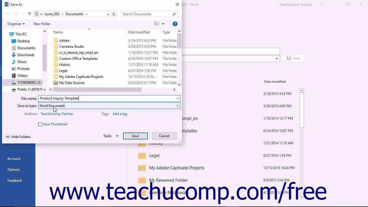 Word 2016 Tutorial Creating Personal Templates Microsoft Training Regarding Where Are Word Templates Stored