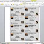 Word: How To Create Custom Business Cards Within Business Card Template Word 2010