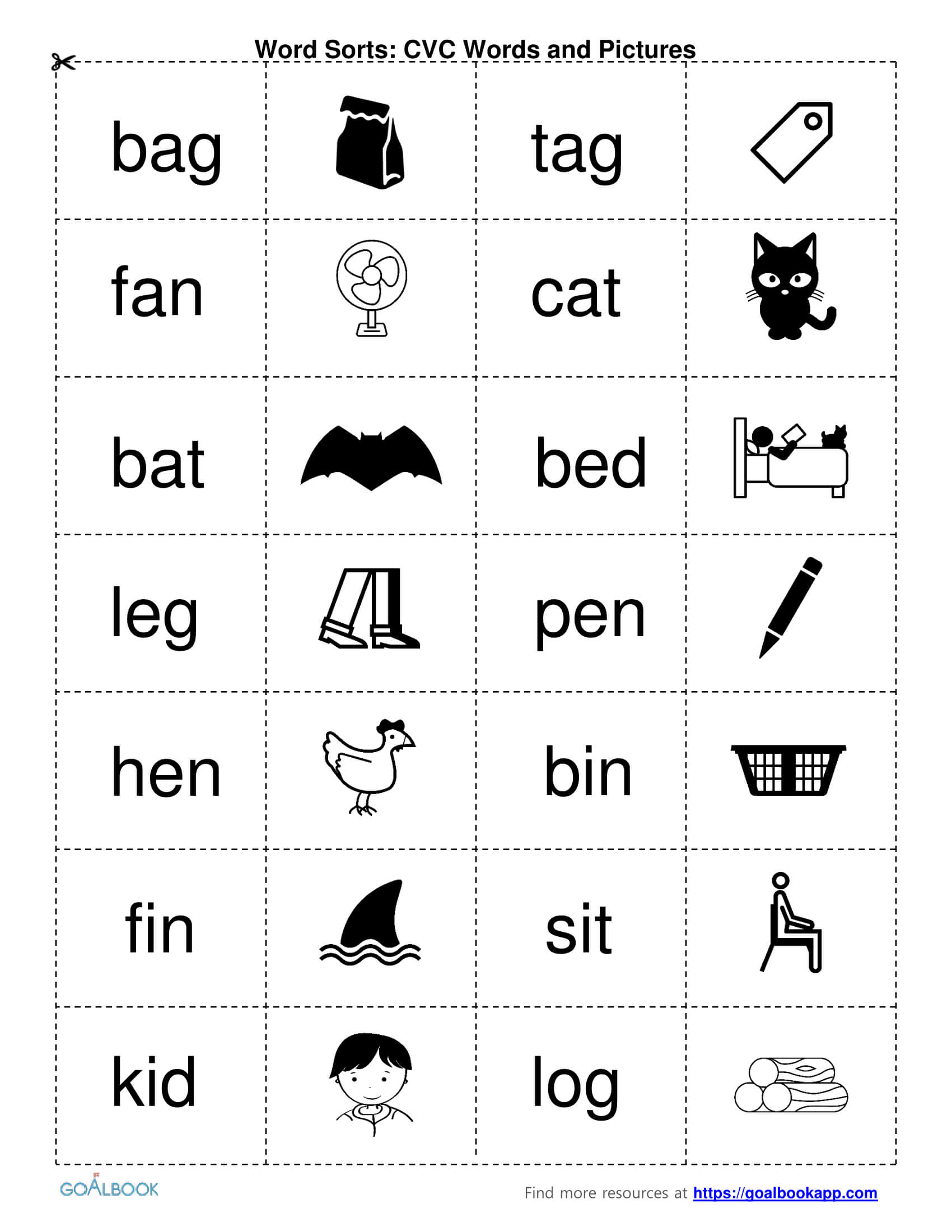 Word Sorts | Udl Strategies – Goalbook Toolkit Intended For Words Their Way Blank Sort Template