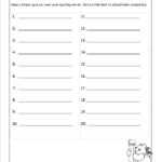 Words Their Way Spelling Test Template – Cakeb Pertaining To Words Their Way Blank Sort Template