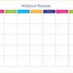 Workout Plan Calendar Template Workout And Yoga Pics Within Blank Workout Schedule Template