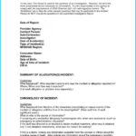Workplace Gation Report Template Format Harassment Free Regarding Workplace Investigation Report Template