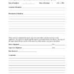 Workplace Incident Report Form Template Pertaining To Incident Report Form Template Doc