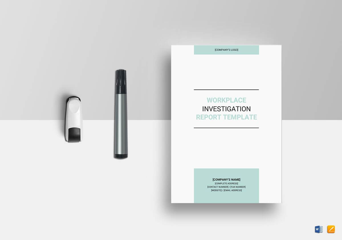 Workplace Investigation Report Template In Investigation Report Template Doc