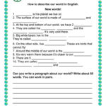 World Of Words – Vocabulary Building – English Esl Worksheets With Regard To Vocabulary Words Worksheet Template