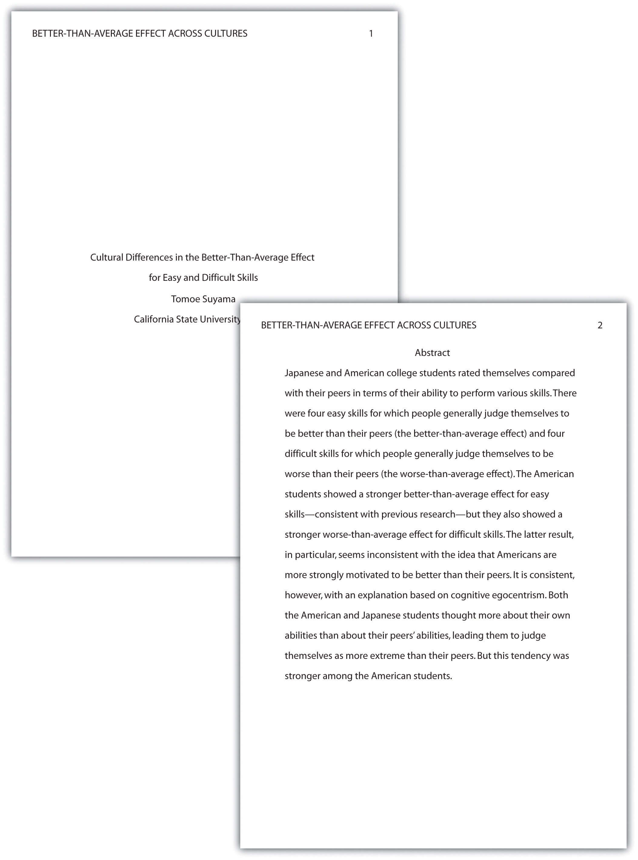 Writing A Research Report In American Psychological Within Research Report Sample Template