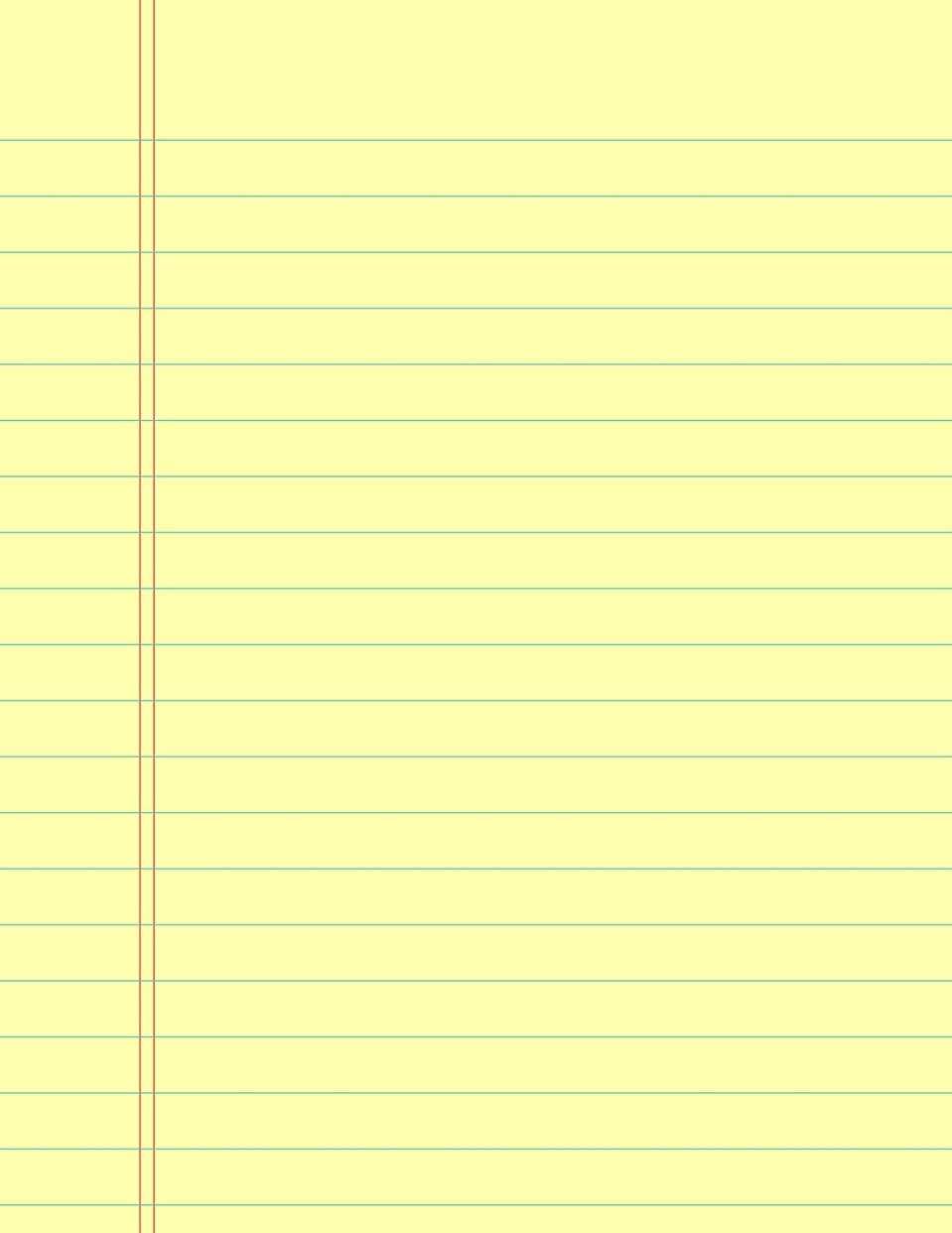 Yellow Notebook Paper Template – Gubel Pertaining To Notebook Paper Template For Word