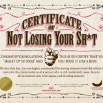 Your Certificate Of Not Losing Your Sh*t | Parentalaughs Pertaining To Free Funny Certificate Templates For Word
