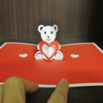 Yuenie's Fancies – Handmade Quilled Pop Up Cards, Bookmarks Within Teddy Bear Pop Up Card Template Free