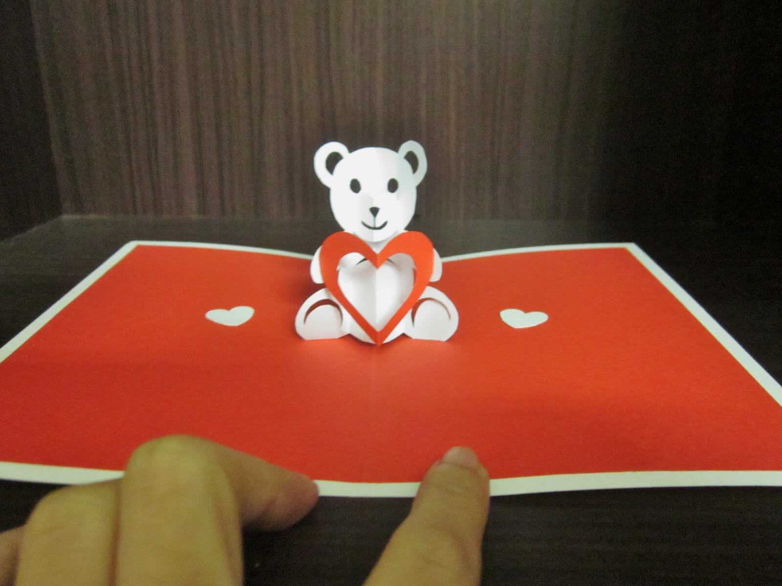 Yuenie's Fancies – Handmade Quilled Pop Up Cards, Bookmarks Within Teddy Bear Pop Up Card Template Free